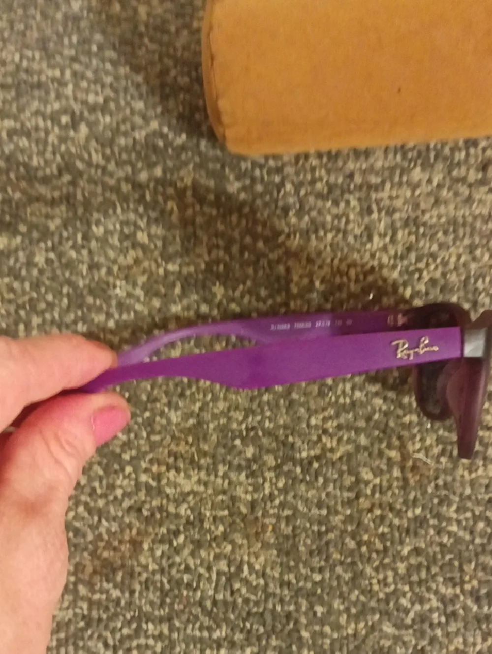 Ray-Ban Purple Kids Sunglasses with Dark Lenses
